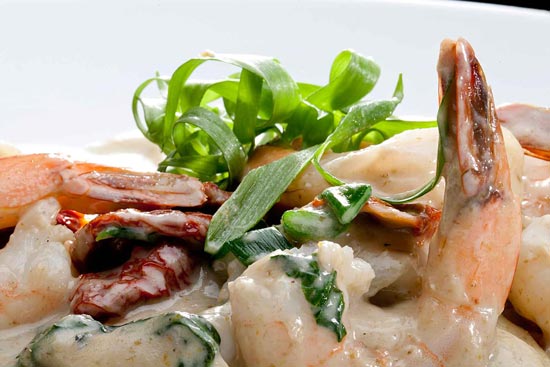 תפריט סוהו -  - שרימפס בקארי